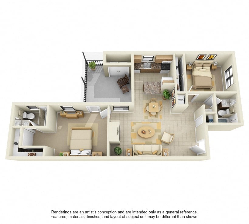 B2 - Jamaica floor plan